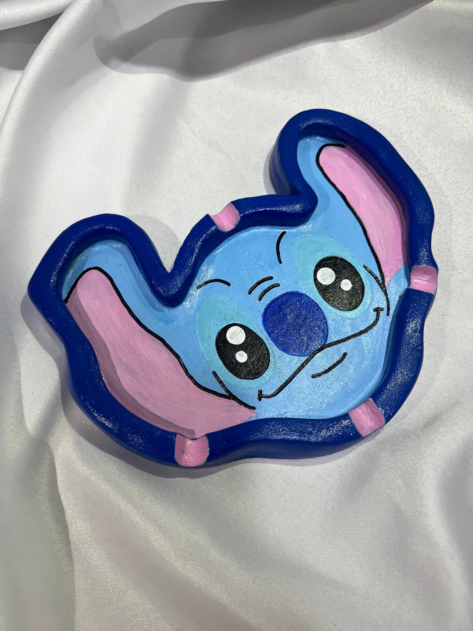 Stitch Figürlü El Yapımı Dekoratif Küllük
